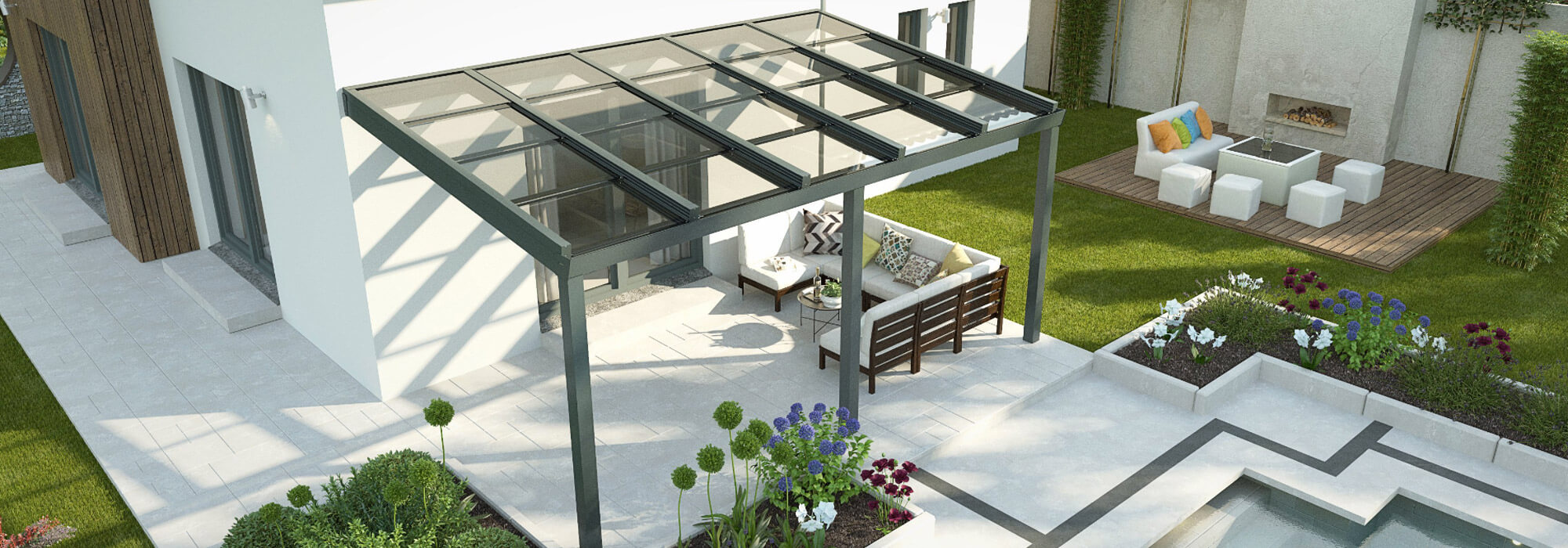 schuifdak veranda