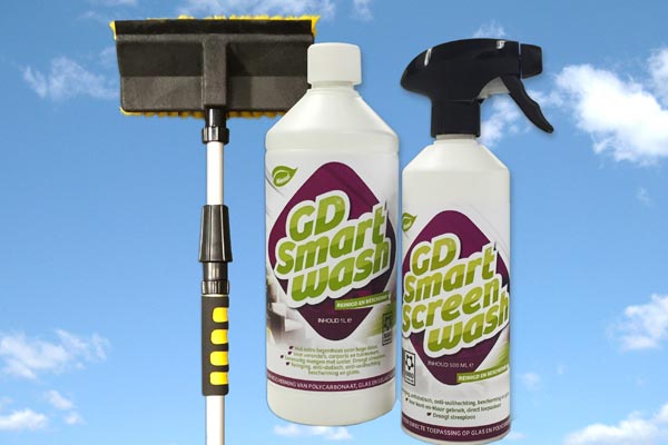 Veranda schoonmaken met GD Smart Wash