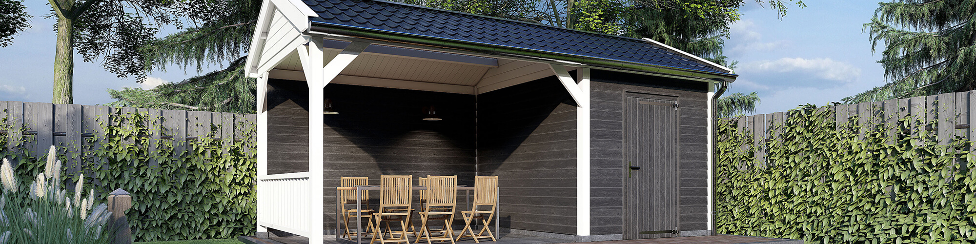 Houten overkapping op maat