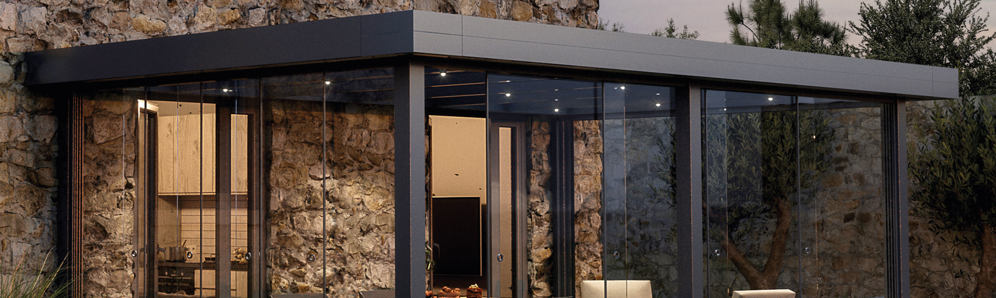 Flatroof edition veranda