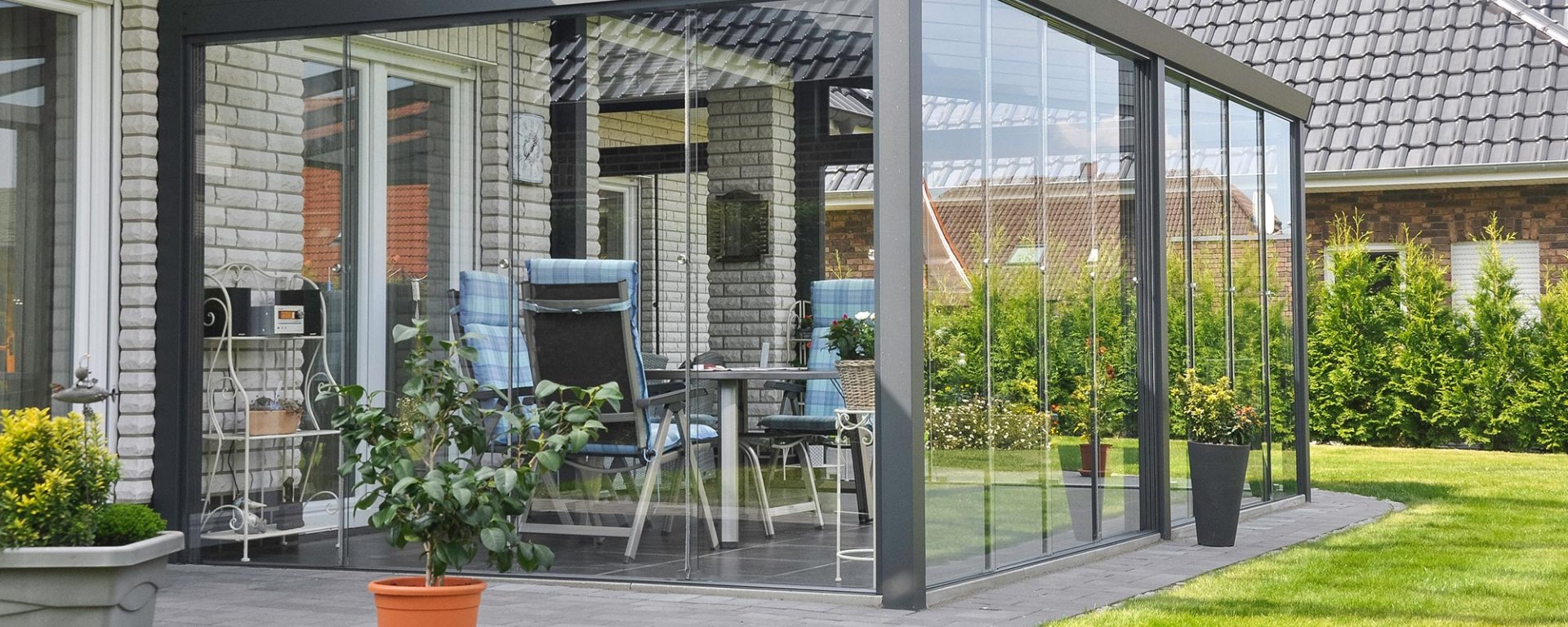 veranda zwart