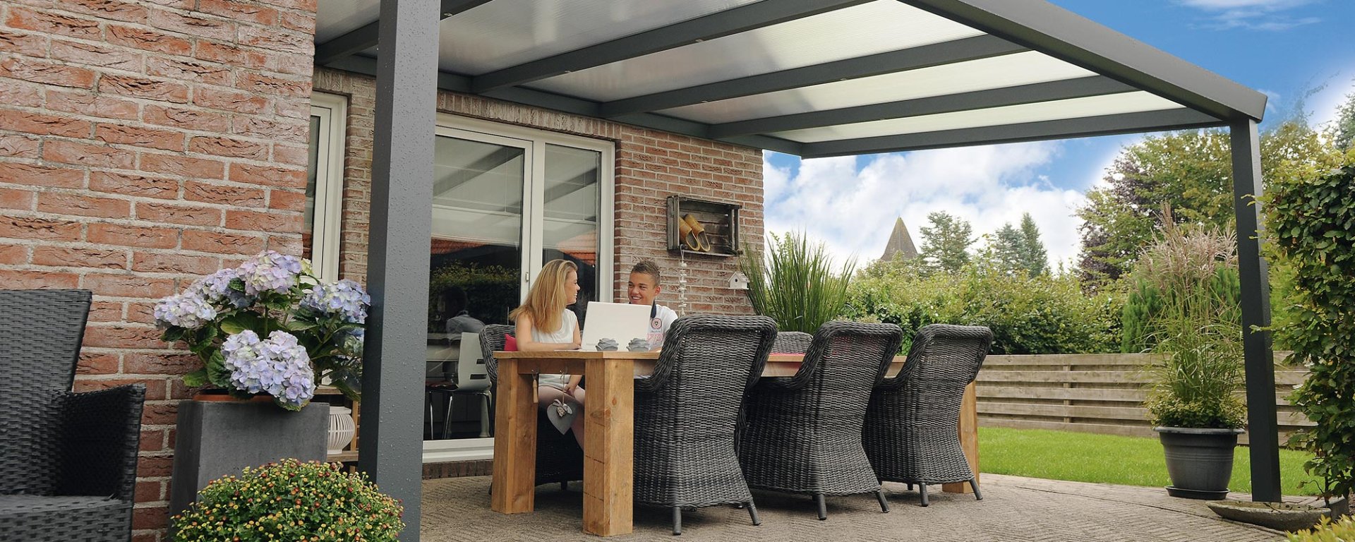 terrasoverkapping aluminium