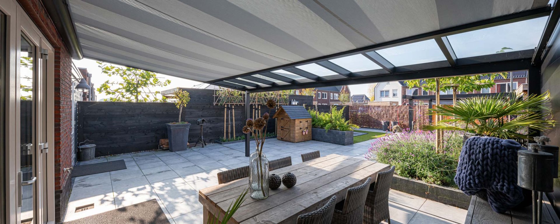Overkapping aan huis 